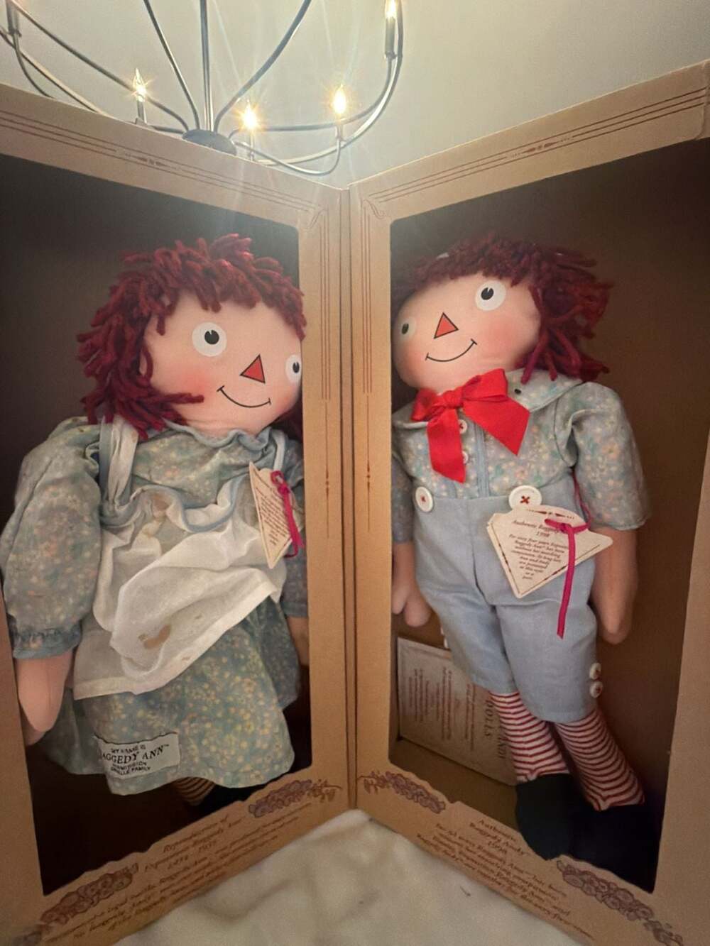 Applause Raggedy Ann and Andy Dolls 1998 Limited Edition Set In Box